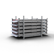 aluminium trench bridge | SET | without safety railing